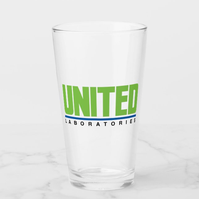Glass de bebidas de Laboratories United (Anverso)