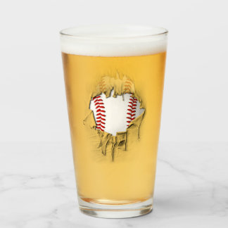 Glass de béisbol desgarrado