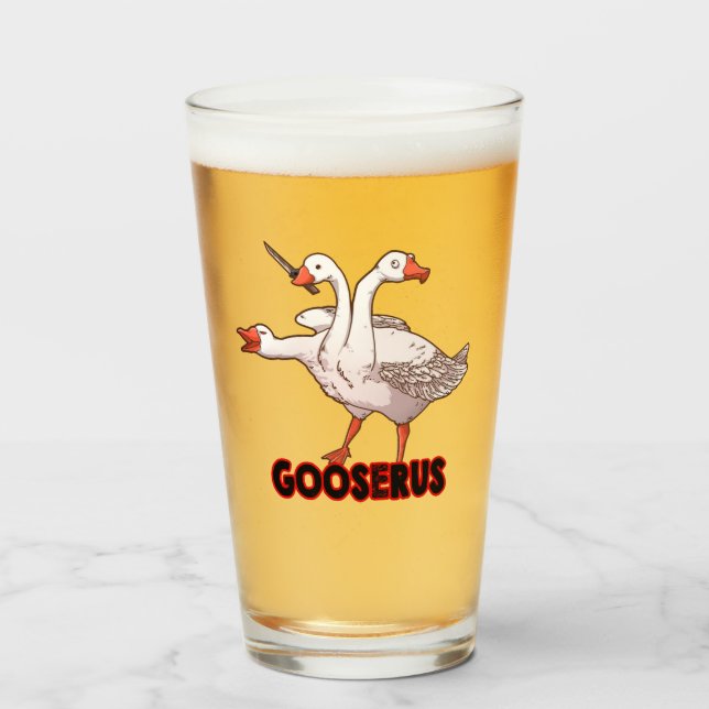 Glass de Cerveza Gooserus (Anverso (lleno))