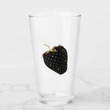 Glass de fresa negro