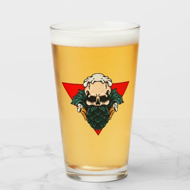 Glass de grupo de cerveza (Anverso (lleno))