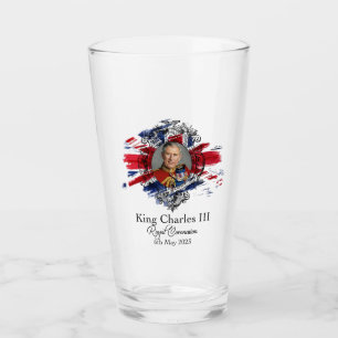 Glass de imagen de coronación King Charles III / T