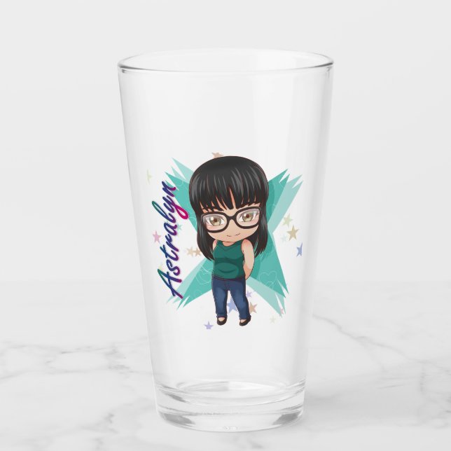 Glass de pinta - Chibi de Astralyn (Anverso)