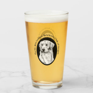 Glass de pinta Golden Retriever