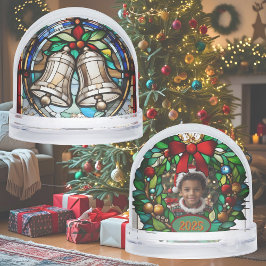 Glass Faux Seted Bells de plata