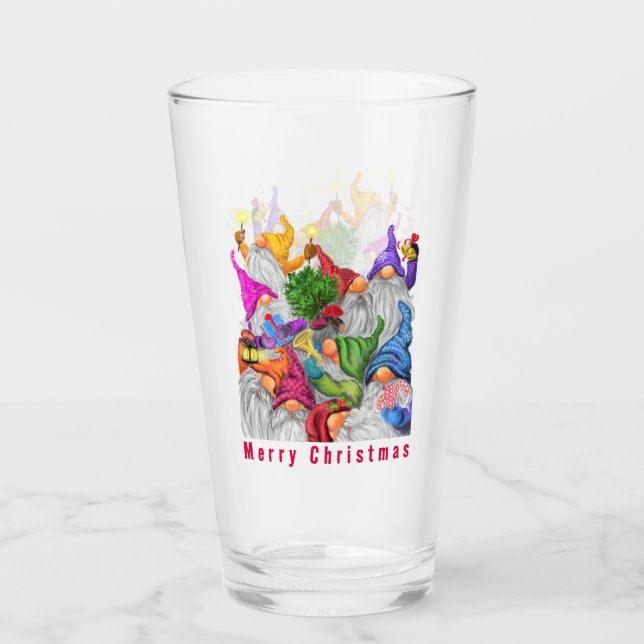 Glass Gnomes Navidades Happy (Anverso)