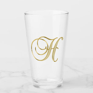 Glass Gold Monograma H