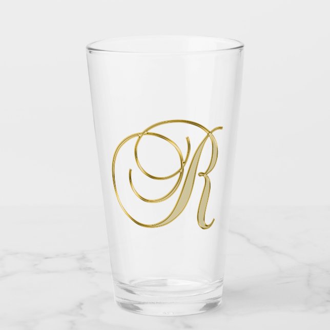 Glass Gold Monograma R (Anverso)