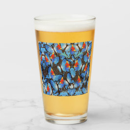 Glass Kanga Blue Beer