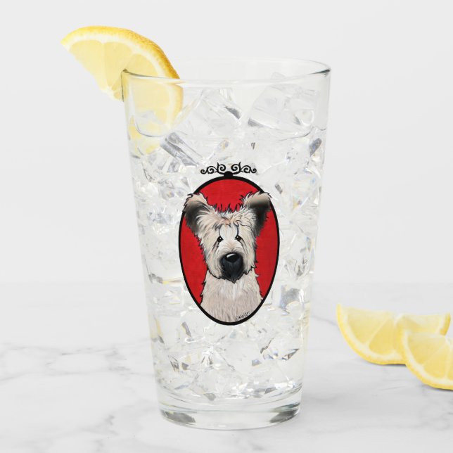 Glass KiniArt Briard (Anverso (hielo))