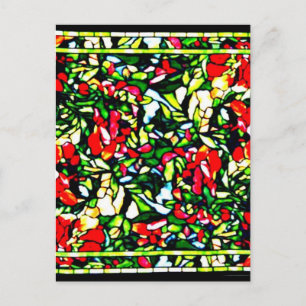 Glass-Louis Tiffany 11 con manchas postales