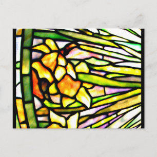 Glass-Louis Tiffany 7 con manchas postales