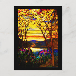 Glass-Tiffany 9 con manchas postales