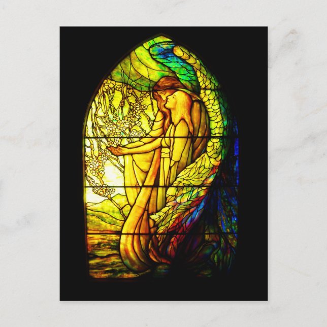 Glass-Tiffany con manchas postales 7 (Anverso)