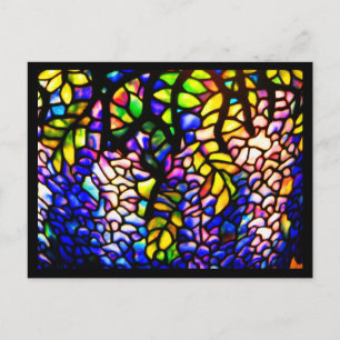 Glass-Tiffany de postales con manchas 4