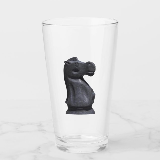 Glass Tumbler Chess 16 onz (Anverso)