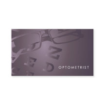 Glasses Optometrist tarjeta de visita