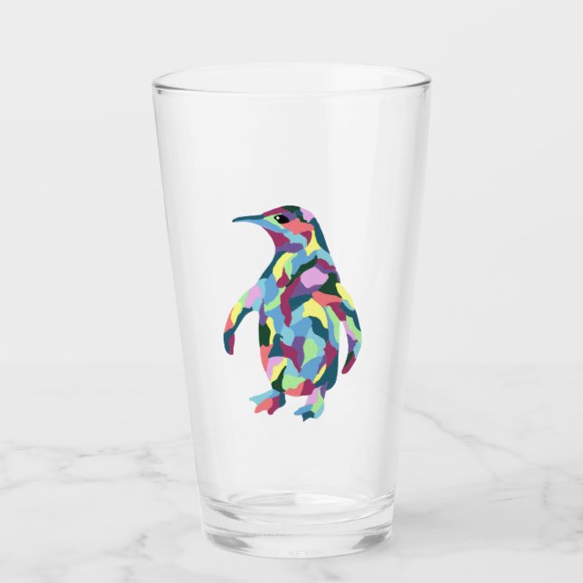 Glassware Tumbler Penguin Watercolor (Anverso)