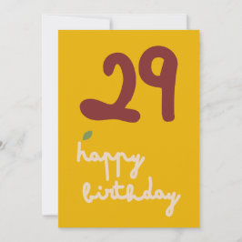 GLEAM GLADE - Tarjeta de invitación floral de cump