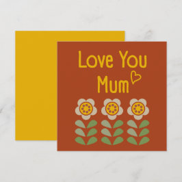GLEAM GLADE - Tarjeta de invitación floral para el