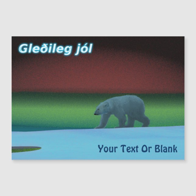 Gleðileg Jól - Oso Polar (Anverso)