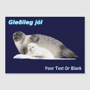 Gleðileg Jól - Sello de anillo