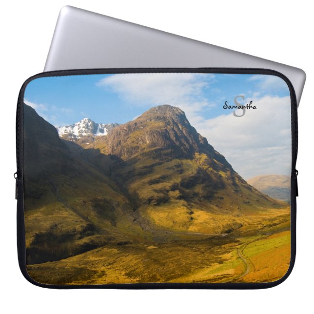 Glen Coe, Scotland Neoprene, funda para portátil d (Frente)