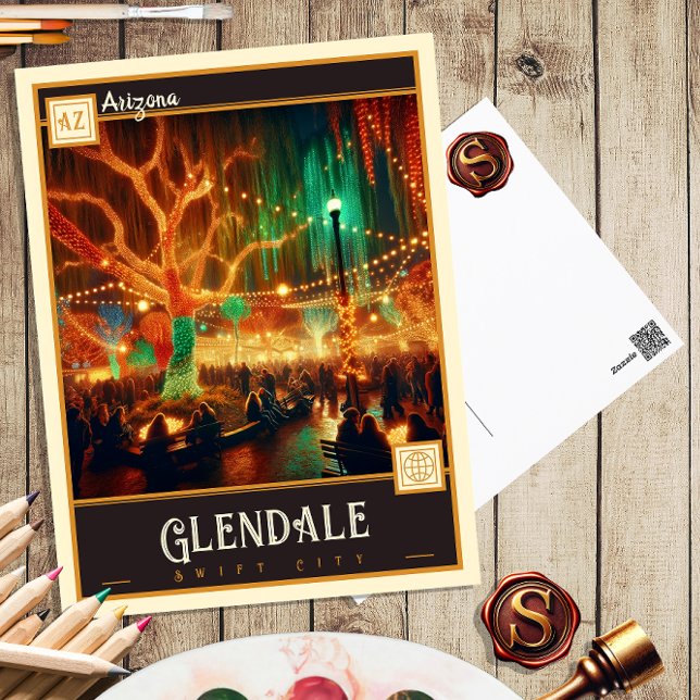 Glendale, Arizona | Postal de época (Subido por el creador)