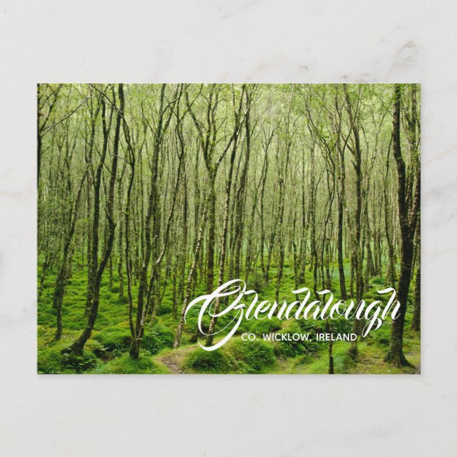 Glendalough, County Wicklow, postal de Irlanda (Anverso)