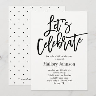 Glimmer apabullado celebremos la invitación a la f