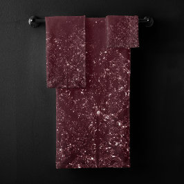 Glimmery Wine Grunge | Sangria Bordeaux Damask