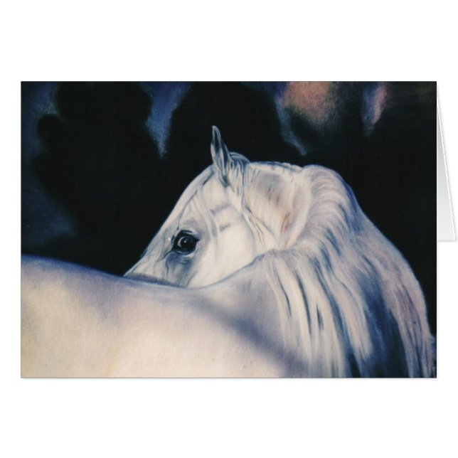 "Glimps tarjeta equina del cielo" (Anverso (Horizontal))