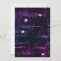 Glitchy Grunge Cyberpunk Blank Invitación
