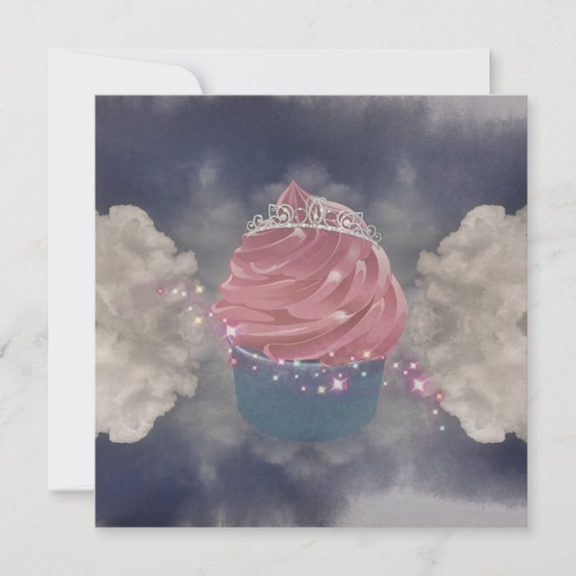 Glitter and Pink Cupcake Princes Sparkle Tiara (Anverso)