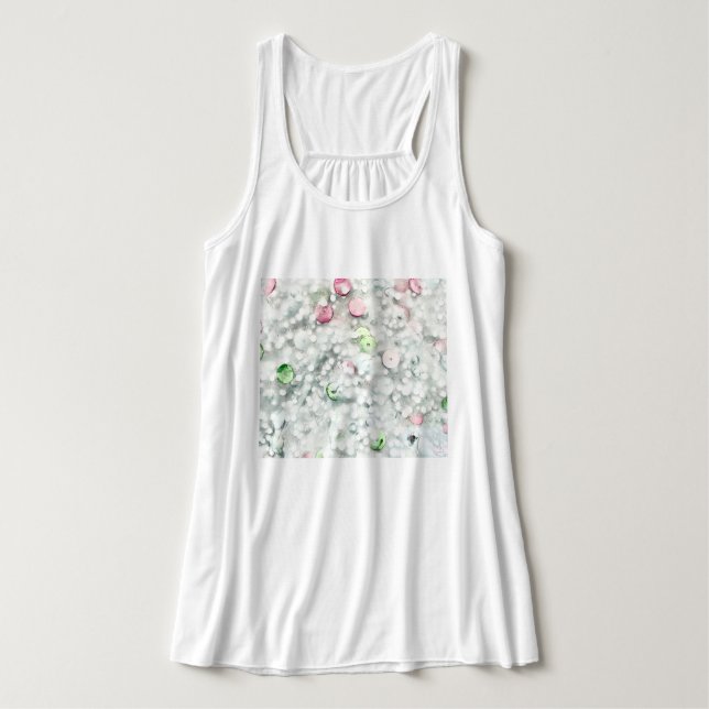 Glitter & Sequin Slime Tank Top (Diseño del anverso)