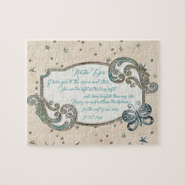 Glittering Personalizado Puzzle Propuesta (Horizontal)