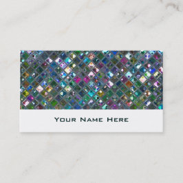 Glitz Tiles Multicololor 2 tarjeta de visita blanc