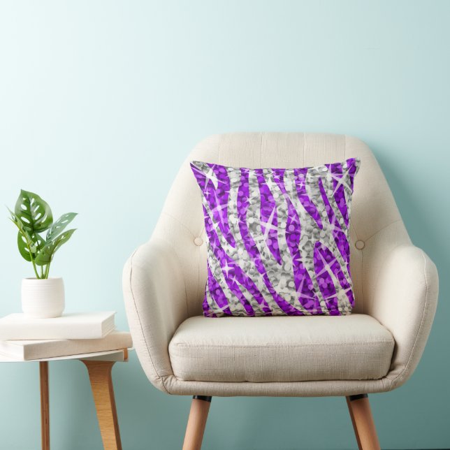 Glitz Zebra tirando almohada (Silla)