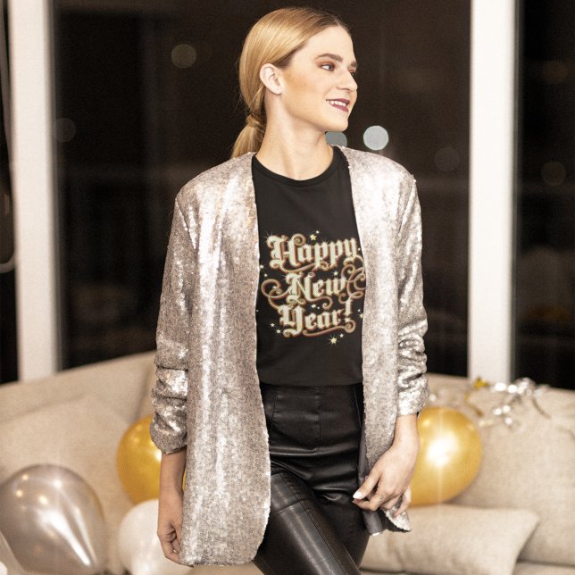 Glitzy Camisa de Año Nuevo con manga de largo (Subido por el creador)