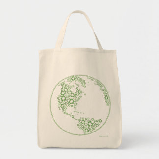 Global recicle la bolsa de asas orgánica