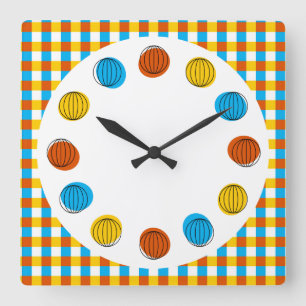 Globe circles y compruebe el cuadrado del reloj