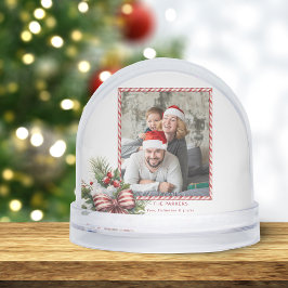 Globe de la nieve de la foto de Candy Christmas Me