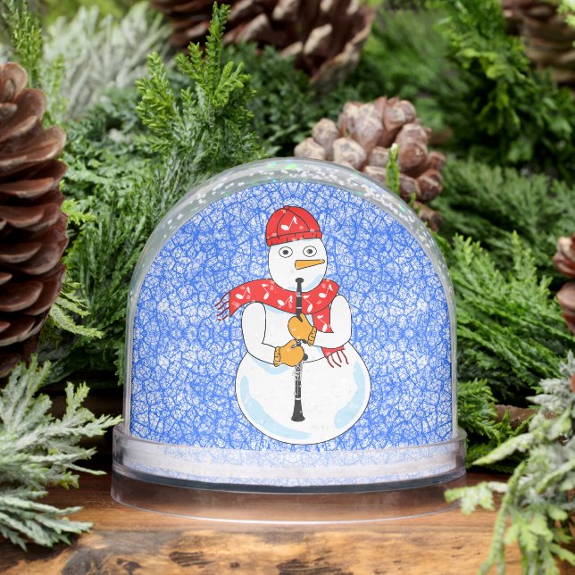 Globe de nieve Clarinet Snowman (Invierno)