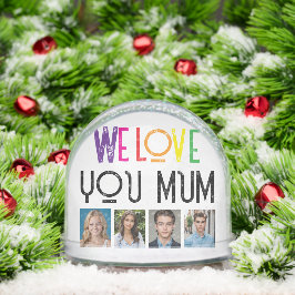 Globe de nieve con foto de personalizado para mamá
