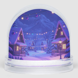 Globe de nieve de escena de Navidades nevados