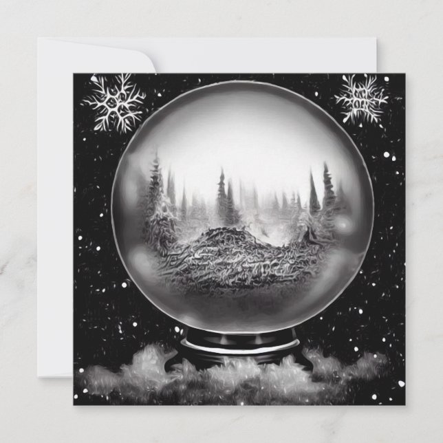 Globe del paisaje invernal (Anverso)