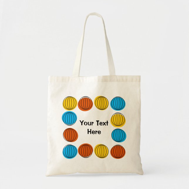 Globe Multi 'Text' 2 lados de la bolsa (Frente)