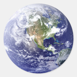 Globe - Pegatina de círculo