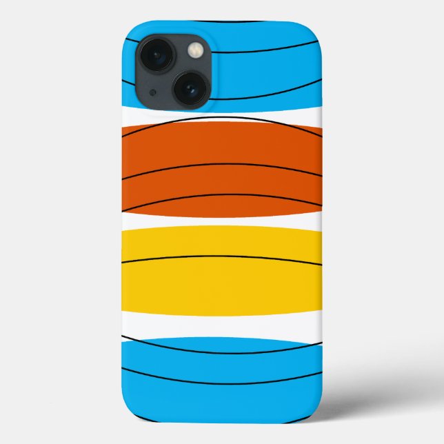 Globe Stripe iPad apenas ahí funda (Reverso)