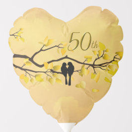 Globo Aniversario de Oro de Lovebirds